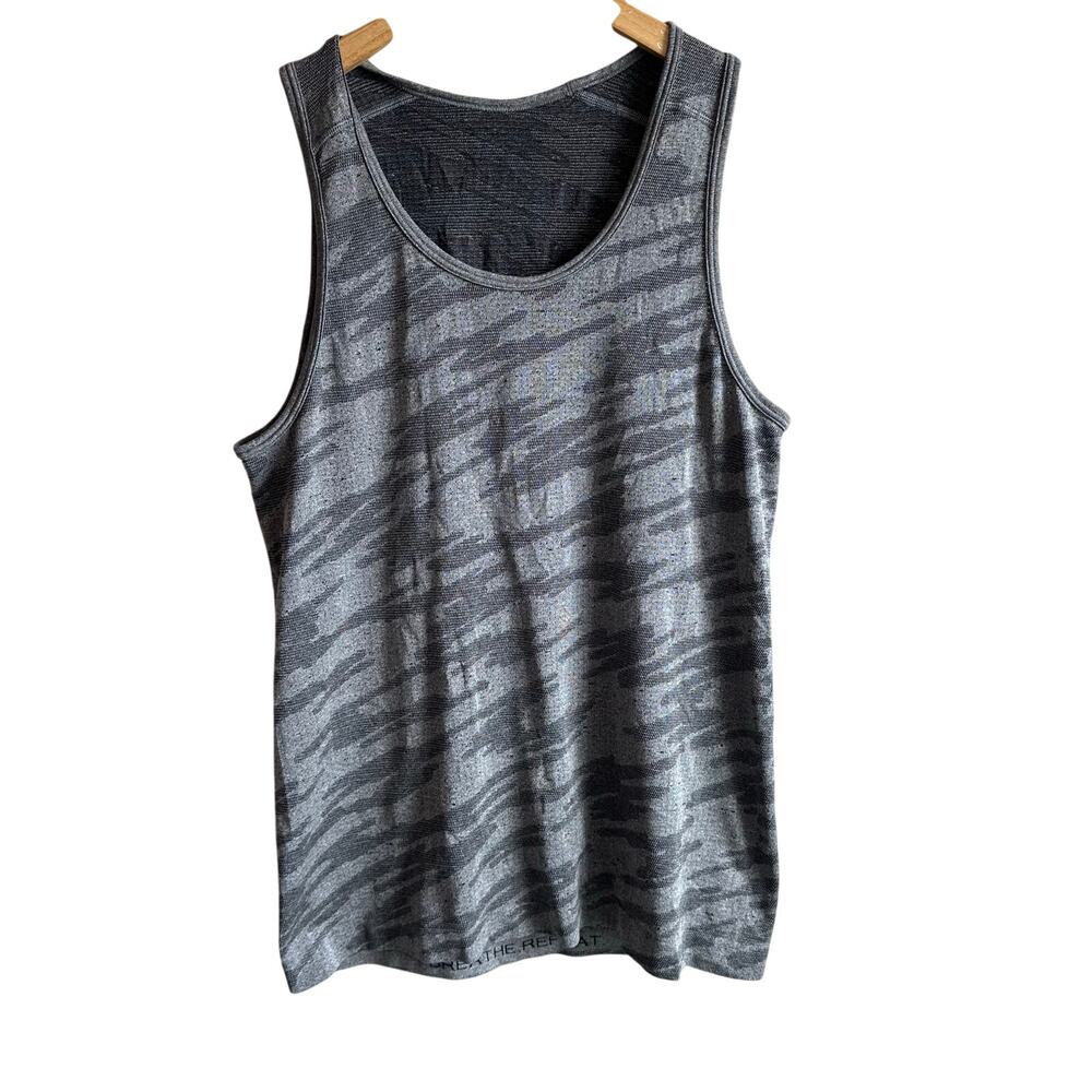 Lululemon Metal Vent Breathe Tank Scatter Surface Black Vapor S